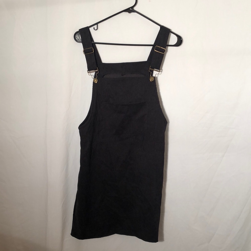 Shein Black Overall Dress
